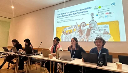 Together With Partners, We Discussed Corporate Accountability in the Transition at the 60th Session of the UNFCCC