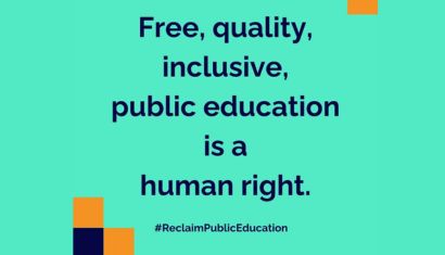 Reclaiming Public Education for All: Global Coalition Gains Momentum in Defense of Quality Education